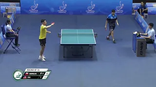 ITTF Campeonato Panamericano Chile 2022 ROUND OF 16 Nicolas Burgos vs Kanak Jha