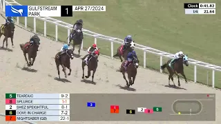 Gulfstream Park Carrera 1 - 27 de Abril 2024