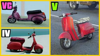 FAGGIO MOTORCYCLE (Evolution) In GTA GAMES