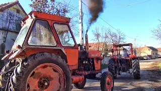 Epic intervention ❗❗❗ UTB 650 tractor engine start with surprise 🚜💨💥 Massey Ferguson intervention ⚙⚡