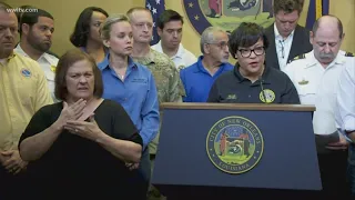11:30 a.m. Mayor Cantrell, officials hold press conference ahead of Tropical Storm Barry (part 1)