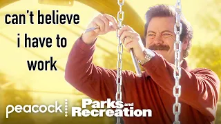 parks department actually doing their job | Parks and Recreation