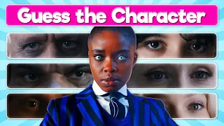 Can You Guess the Wednesday Character by the Eyes?