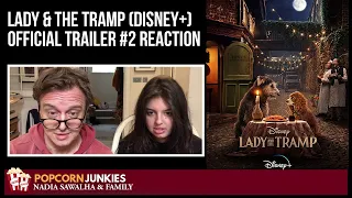 Lady & the Tramp (DISNEY+ Official TRAILER #2) The Popcorn Junkies FAMILY REACTION