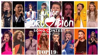 Junior Eurovision 2019 Top 19