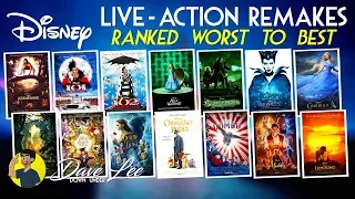 DISNEY LIVE-ACTION REMAKES - All 14 Movies Ranked Worst to Best (Including THE LION KING)