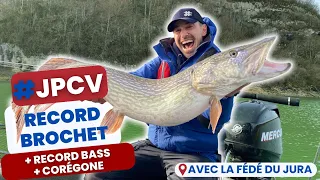 #JPCV 38 Bass et BROCHET RECORDS, corégone et cellier des Chartreux... Vive le JURA !