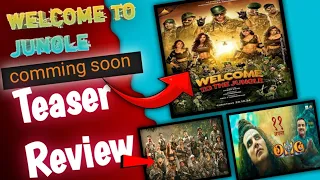 welcome to jungle teaser review ll welcome 3 ll #welcometojungle#akshay#funny#moviereview