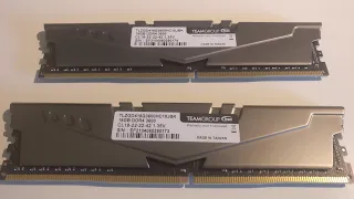 Team 2x16GB DDR4 3600 18-22-22 short review - 16Gbit MJR (TLZGD432G3600HC18JDC01)