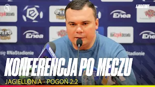 Konferencja po meczu Jagiellonia - Pogoń 2:2