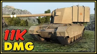 11K DMG IN 4 MINUTES! - FV4005 Stage II - World of Tanks Gameplay