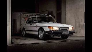 1986 SAAB 900i 8v 4 doors sedan white