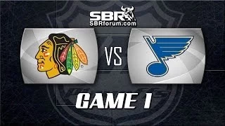 NHL Playoffs Picks - Chicago Blackhawks vs St Louis Blues Game 1 Preview w Duffy, Loshak