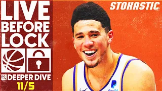 NBA DFS Deeper Dive & Live Before Lock (Saturday 11/5/22) | DraftKings & FanDuel NBA Lineups