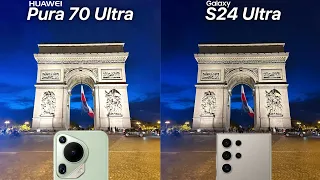 Huawei Pura 70 Ultra VS Samsung Galaxy S24 Ultra Camera Test Comparison