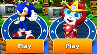 Sonic Dash VS Talking Tom Hero Dash (Android,iOS) HD #2