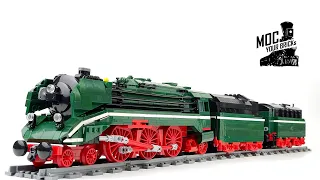 DR BR 18 201, German express locomotive, Speed Build, Letbricks