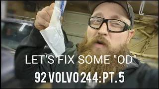 92 Volvo 244: Pt 5. Fixing Overdrive and the Odometer!