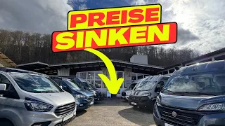 PREISE SINKEN | Wohnmobile und Kastenwagen werden günstiger | Fette Rabatte