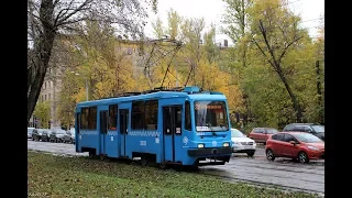 Трамвай 71-134А (ЛМ-99АЭ) борт 3031 по маршруту 6