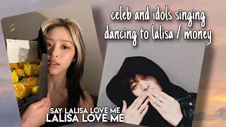 Idols/Celebrities singing and dancing to Lisa