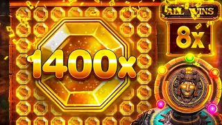 EXTREME 1400X+ WIN On GEMS BONANZA! ★ TOP 5 RECORD WINS OF THE WEEK!