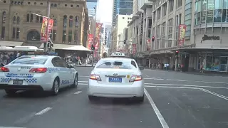 Sydney cbd driving ( Early Sunday morning )