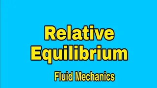 Relative Equilibrium