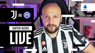 JUVENTUS VS INTER | GETTING PUMPED + LIVE MATCH REACTIONS 💪⚪⚫