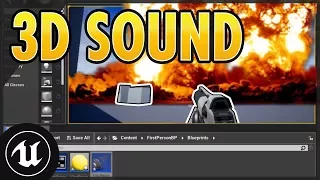 UE4 Audio 3D Positional Sound at Location UNREAL ENGINE 4 Easy Beginner Tutorial