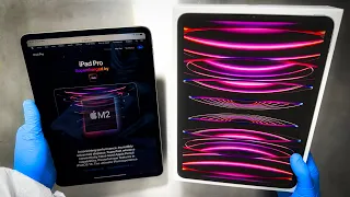 iPad Pro M2 (2022) Unboxing ASMR & Setup