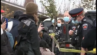 Charges against protesters at a Hamilton encampment have been dropped