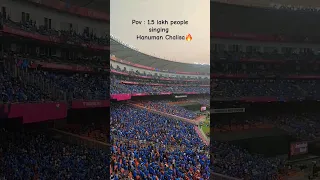 Hanuman Chalisa in Narendra modi stadium#india #indvspak #youtube #worldcup #pakistan #icc #bcci