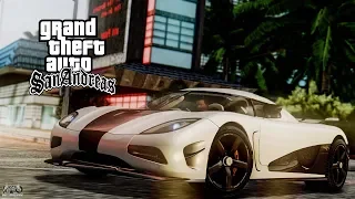 GTA SA - Realistic Graphics ENB PC - NFS Rivals Koenigsegg Agera r Racer Car Mods