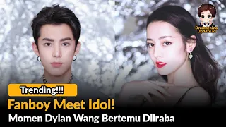 Finally! Moment Dylan Wang Meet Dilraba Dilmurat in Weibo Night 2022