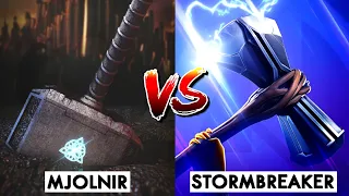 Mjolnir Vs Stormbreaker | Explained In Hindi | Thor Strongest Weapon | BNN Review