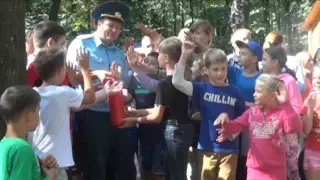 День пожарной безопасности в детском оздоровительном лагере имени Ю.А. Гагарина
