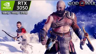 God Of War | RTX 3050 Ti Laptop + i7 11800H | Acer Nitro 5 | All Settings Tested at 1080p