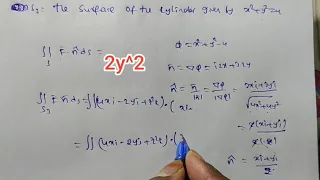 Evaluation of Surface Integral bounded by cylinder in the first octant