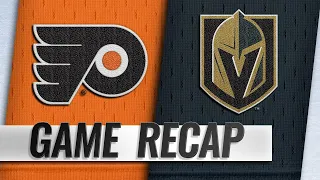 Simmonds, Flyers take down Golden Knights