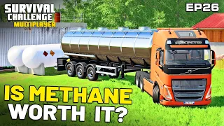 IS METHANE WORTH IT? NEW LORRY!! | Survival Challenge Multiplayer | FS22 - Episode 26