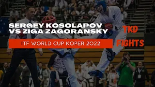 Sergey Kosolapov (UZB) vs Ziga Zagoransky (SLO) SEMIFINAL -63 kg | ITF World Cup 2022