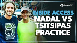 Inside Access To Rafa Nadal And Stefanos Tsitsipas's Practice | Rome 2024