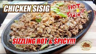 SIZZLING CHICKEN SISIG RECIPE WITH MAYONNAISE 🔥 TASTY AND EASY TO MAKE