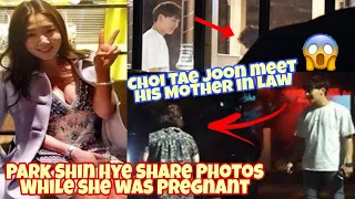 Park Shin Hye Share Some Photos While She Is Pregnant Choi Tae Joon Finally Meets Mother In-law