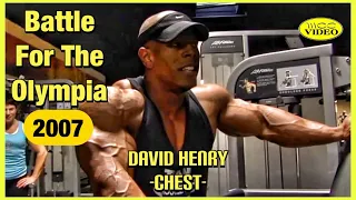 DAVID HENRY - CHEST (2007) BATTLE FOR THE OLYMPIA DVD