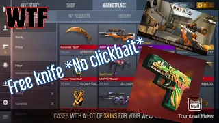 How to get free gold in standoff 2/ Standoff 2 free skins and knife*No clickbait* / HONEY FRAGGS