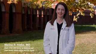 Dean Melina Kibbe welcomes you to the UVA School of Medicine