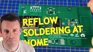 Prototype Soldering at Home Using Cheap Reflow Oven For A Home Automation Fan Controller