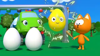 Colour Eggs are Alive - Kote Kitty Games for babies
